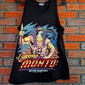 Vintage sleeveless Busch Gardens single stitched